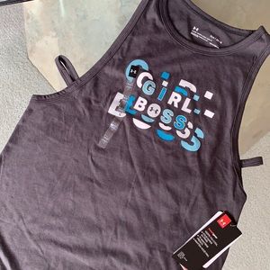 Under Armour HeatGear Tank Top YLG💙🤍